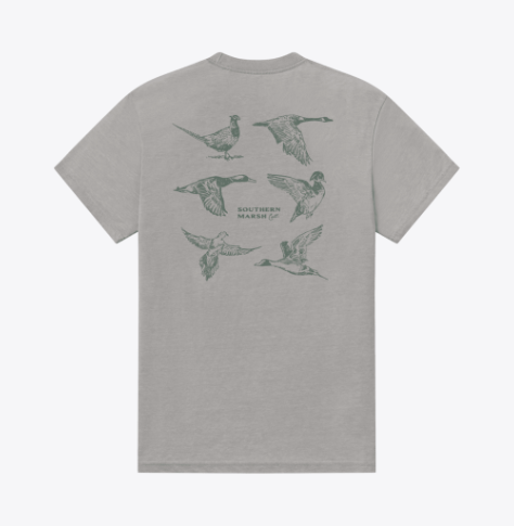 SEAWASH™ Tee - Field Sketches - Light Grey