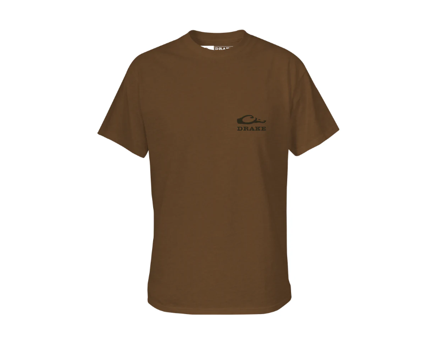 Youth Old School Lab T-Shirt - Golden Pecan Dark Heather