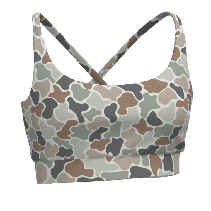 LG Sports Bra - Forest Camo Flora