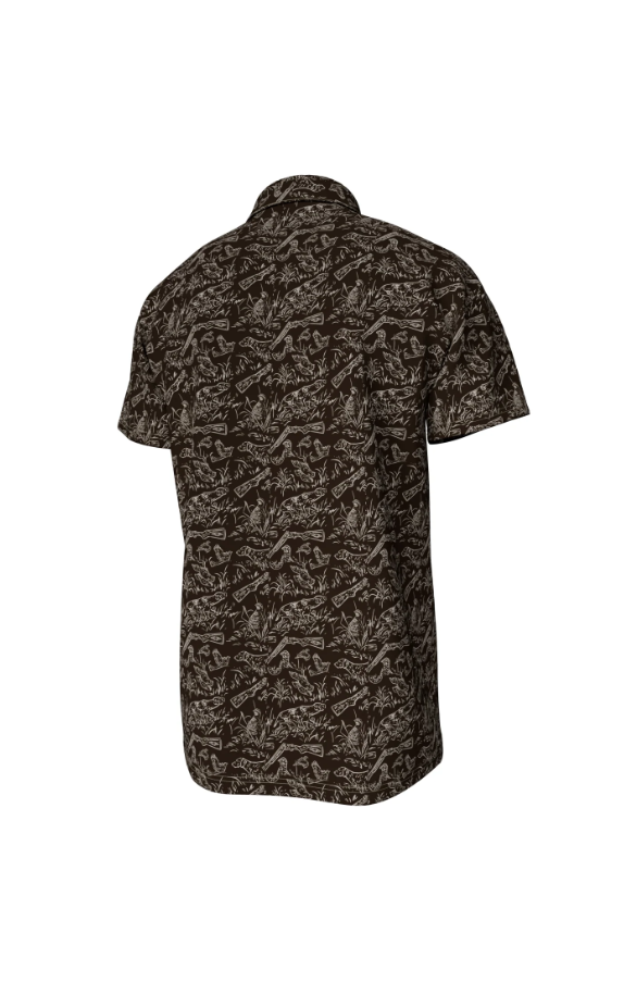 Pointer Pattern Performance Polo - Gunstock