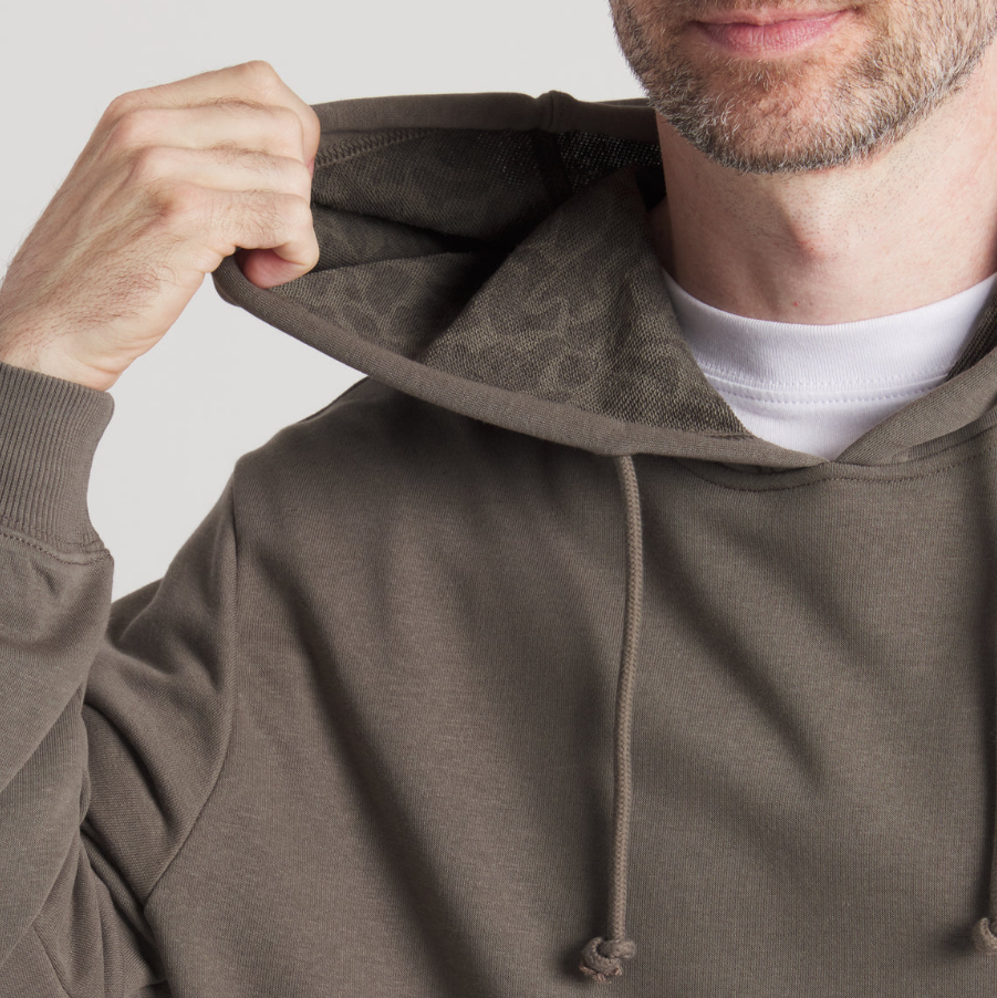 Hallandale Hoodie - Stone Brown
