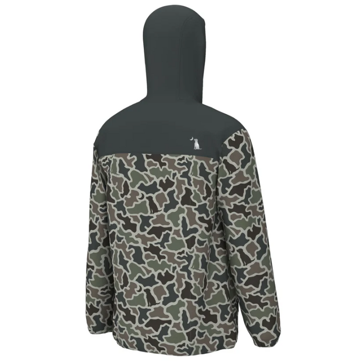 Two Tone Rain Jacket - Dark Slate Dog & Moon Camo