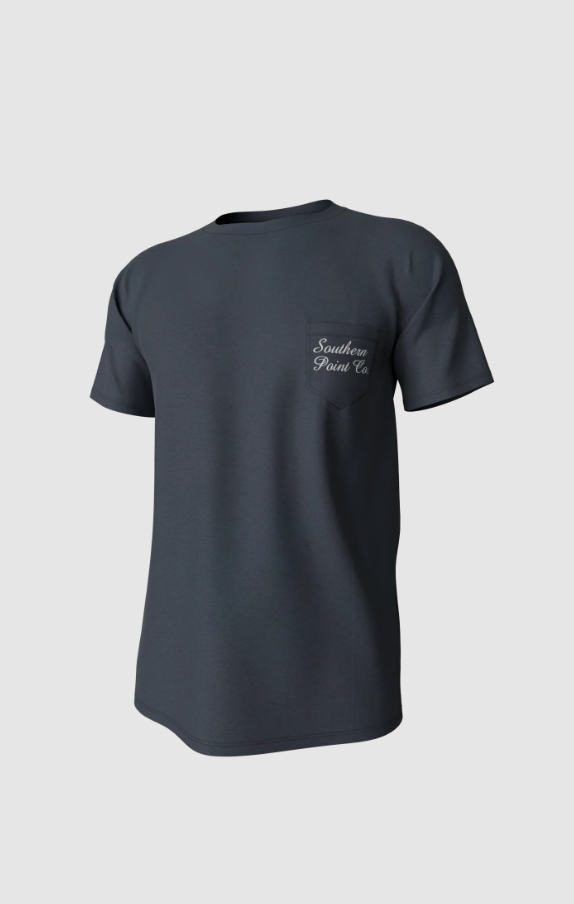 Covey Rise Short Sleeve Pocket Tee - Midnight Navy