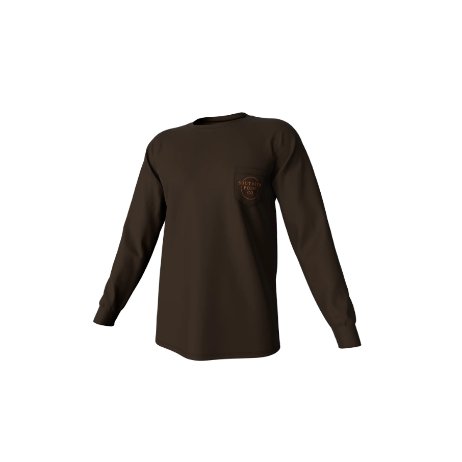 Vintage Circle Greyton Long Sleeve Pocket Tee - Gunstock