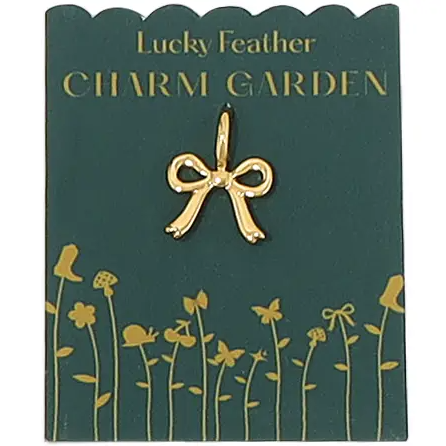 Charm Garden - Spark Charm - Gold Bow
