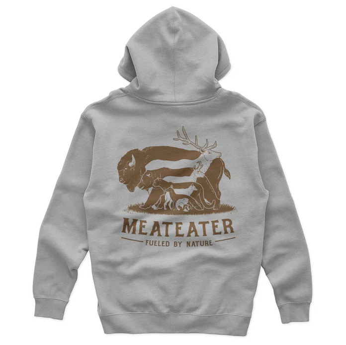 Hoof to Paw Hoody - Grey Heather