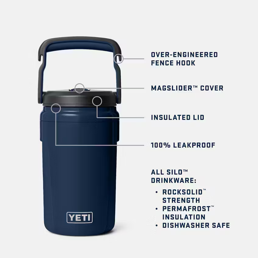Silo™ Half Gallon Jug with Magslider™ Straw Cap - Rescue Red