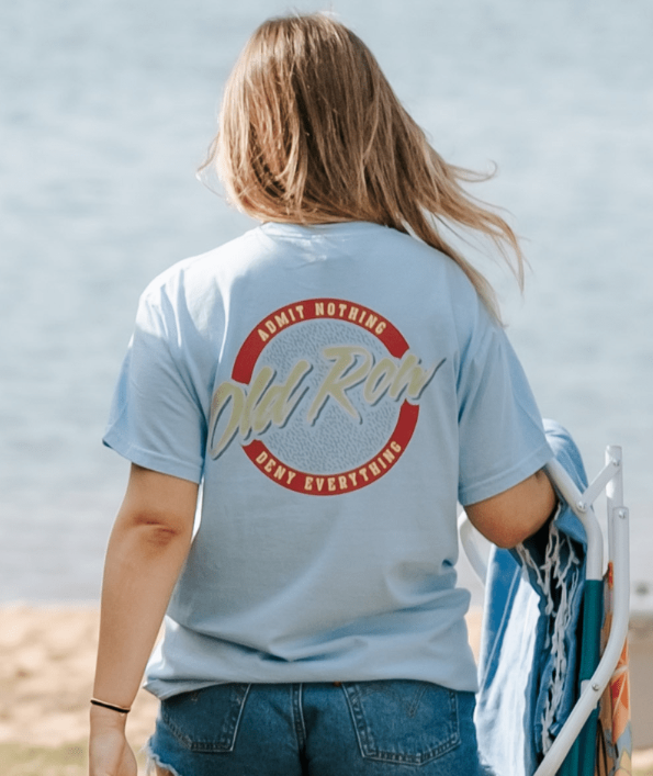 Circle Logo Pocket Tee - Hydrangea