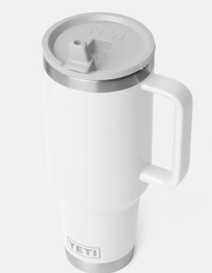 Rambler® 40 oz Travel Straw Mug - White