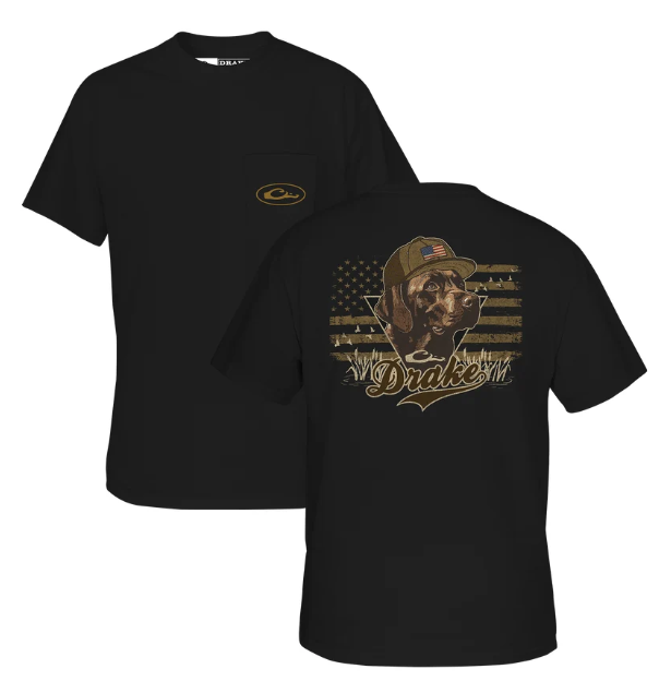 Blackout Lab Flag T-Shirt - Black