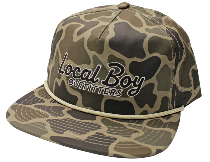 Mark Script Low Profile Perforated Rope Hat - Brush Camo