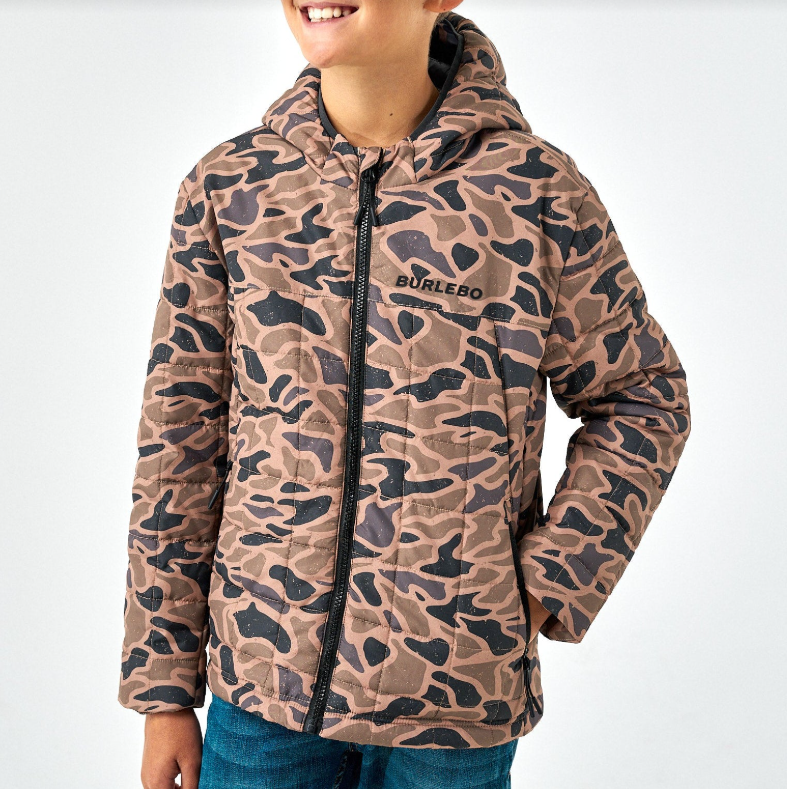 Youth Puffer Jacket - Gauge Camo