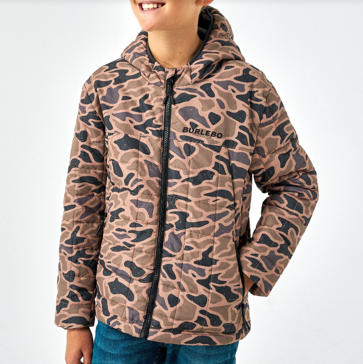 Youth Puffer Jacket - Gauge Camo