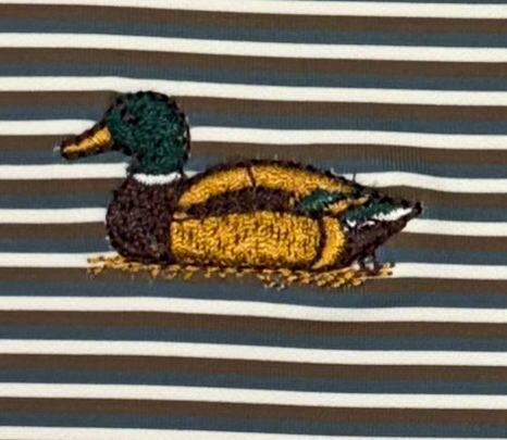 Decoy Performance Polo - Backwater Stripe