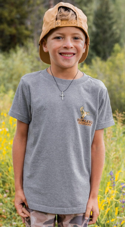 Youth Tee - Timber Ducks - SS - Dark Heather Grey
