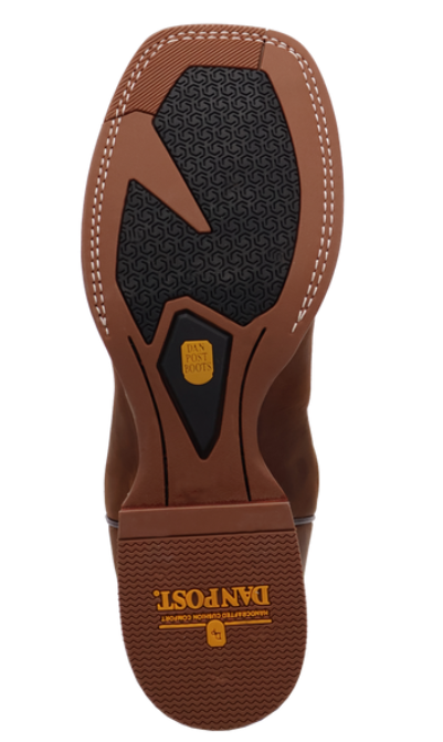 Leighton Leather Boot - Brown/Blue