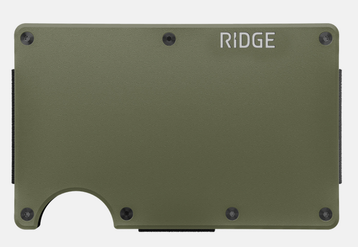 Aluminum - Matte Olive - Money Clip