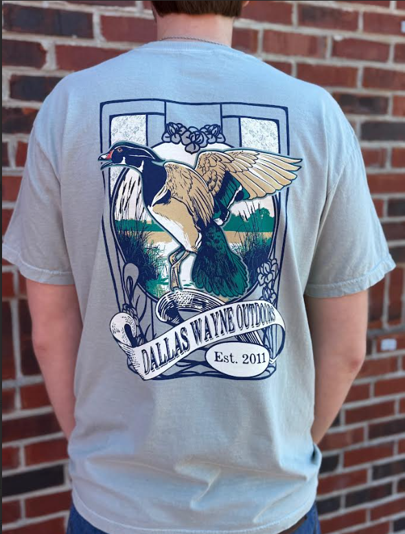 Vintage Wood Duck Tee - Sandstone