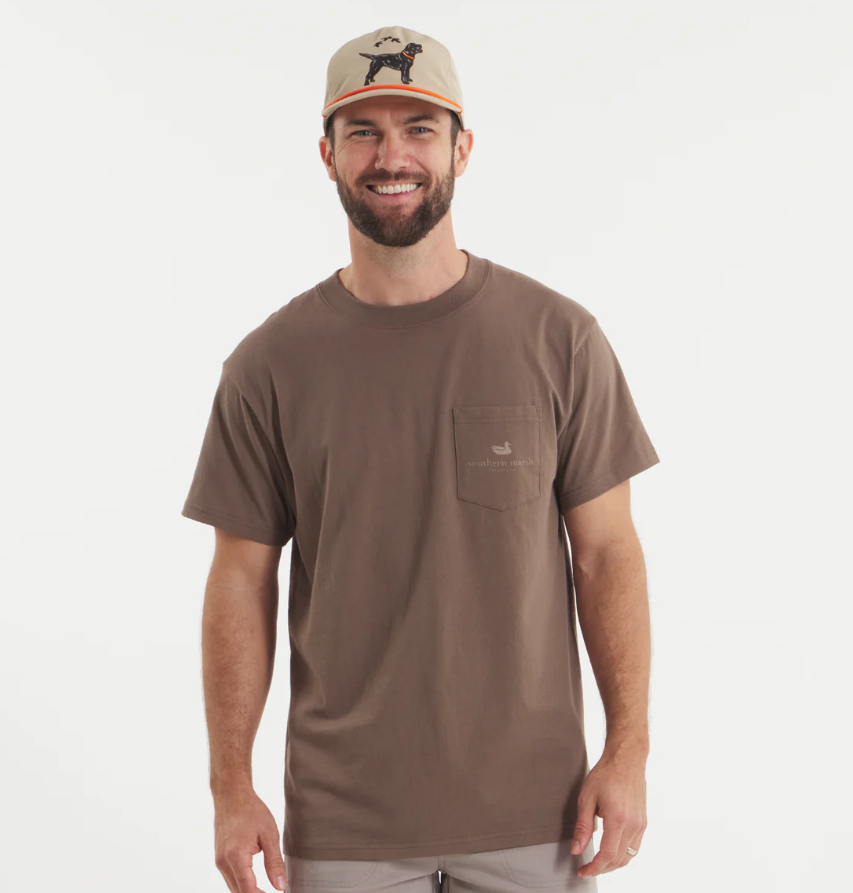 Duck Originals Tee Camo - Carajillo Brown