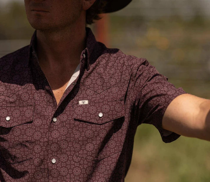 The Fletcher Short Sleeve Pearl Snap Shirt
