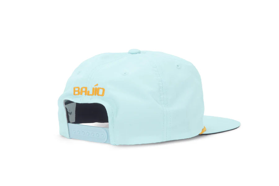 Crab Flat Brim Performance Hat - Seafoam