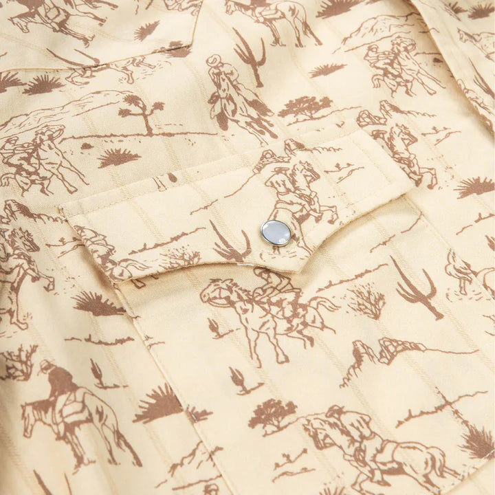 Serape Pearl Snap S/S Shirt - Desert Rodeo