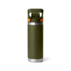 Rambler® 18 oz Water Bottle Flip Chug Cap - Olive/King Crab Orange