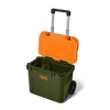 Roadie® 32 Wheeled Cooler - Olive/King Crab Orange