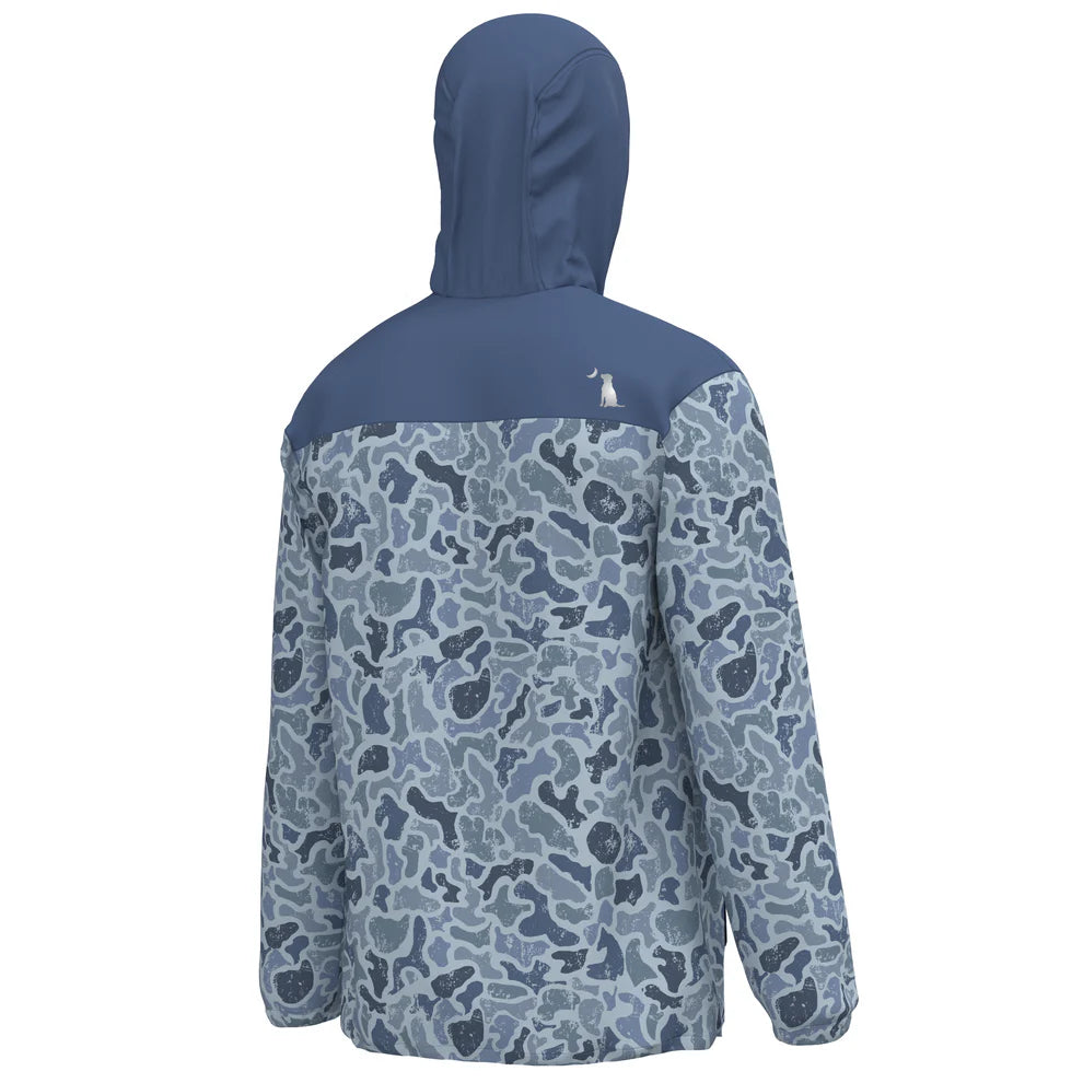 Two Tone Rain Jacket - Distressed LCF Cobalt