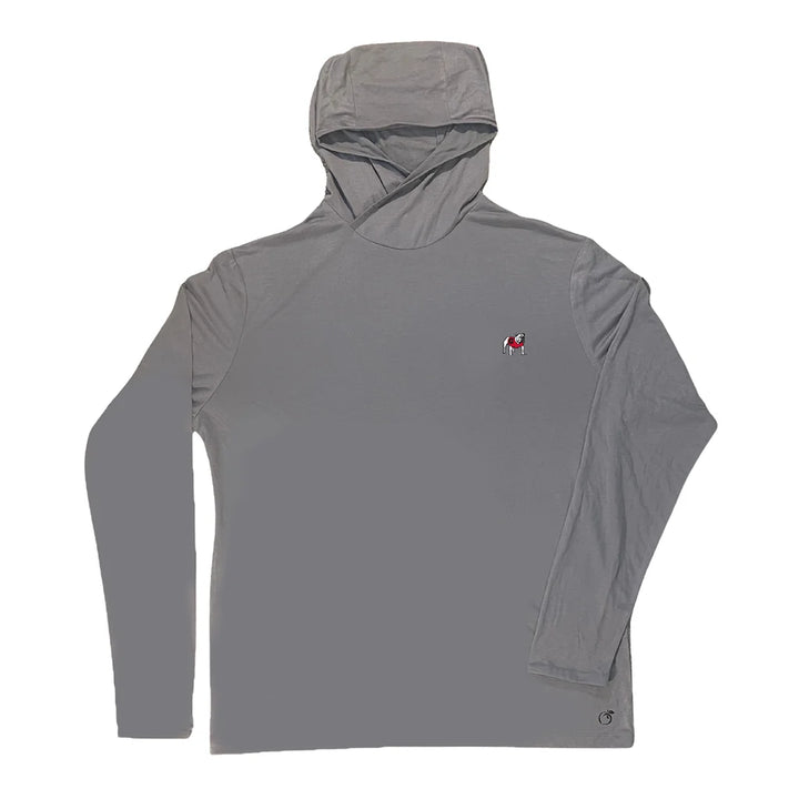Standing Dawg Lightweight Performance Hoodie - Gray