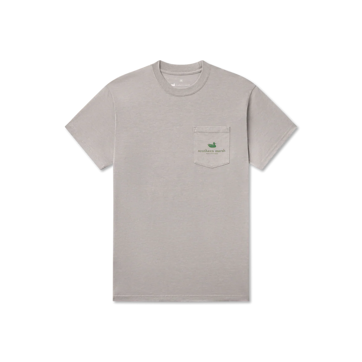 SEAWASH Tee - Branding - Flagstick - Light Gray