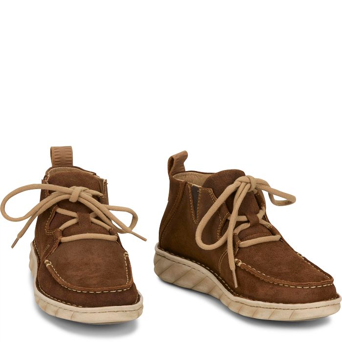 Estancia Lace-Up Casual Shoe - Chocolate