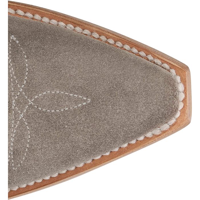 Liz 15" Suede Western Boot - Ash