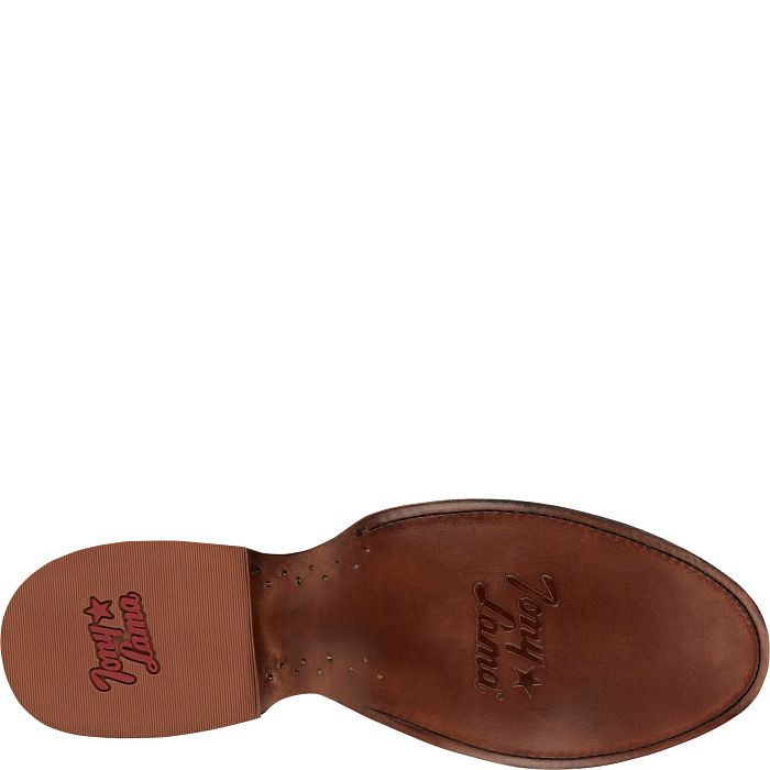 Amado 12" Suede Western Boot - Cognac
