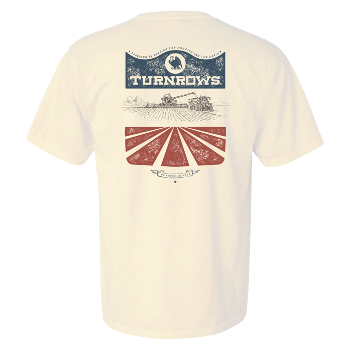 Americana Shield Pocket Tee - Khaki