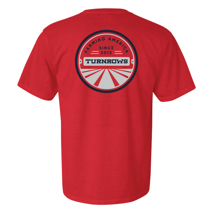 Farming America Pocket Tee - Red