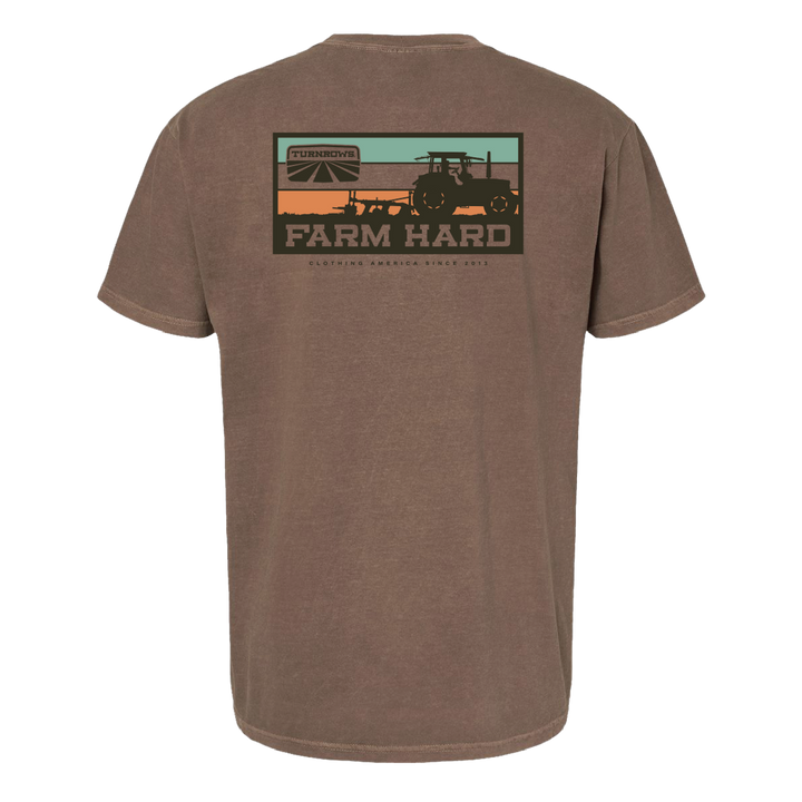 Retro Farm Hard Pocket Tee - Brown