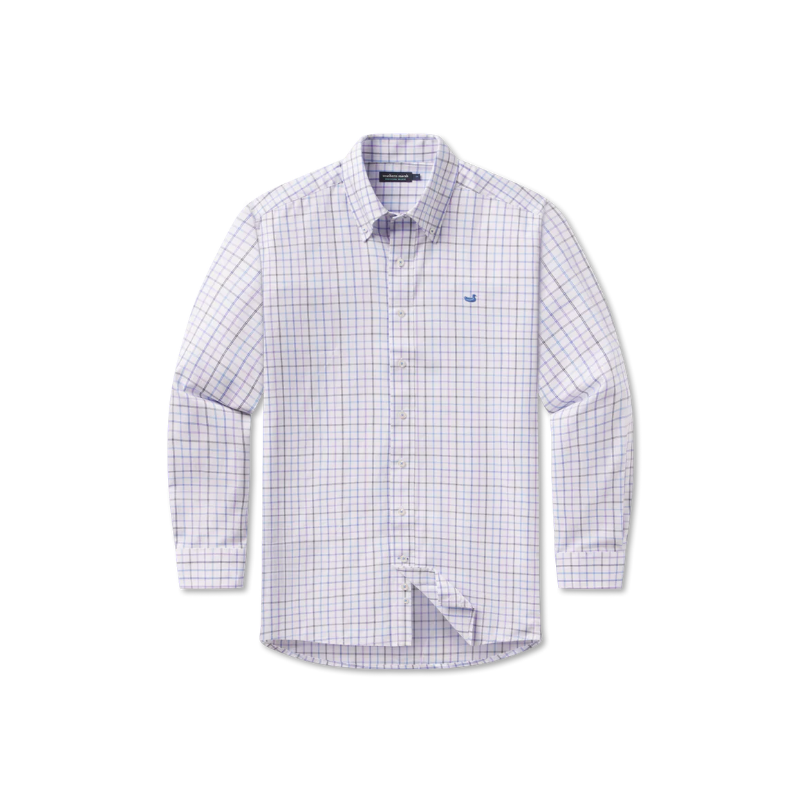 Chateau Windowpane Dress Shirt- Navy/French Blue Chateau Windowpane Dress Shirt- Navy/French Blue