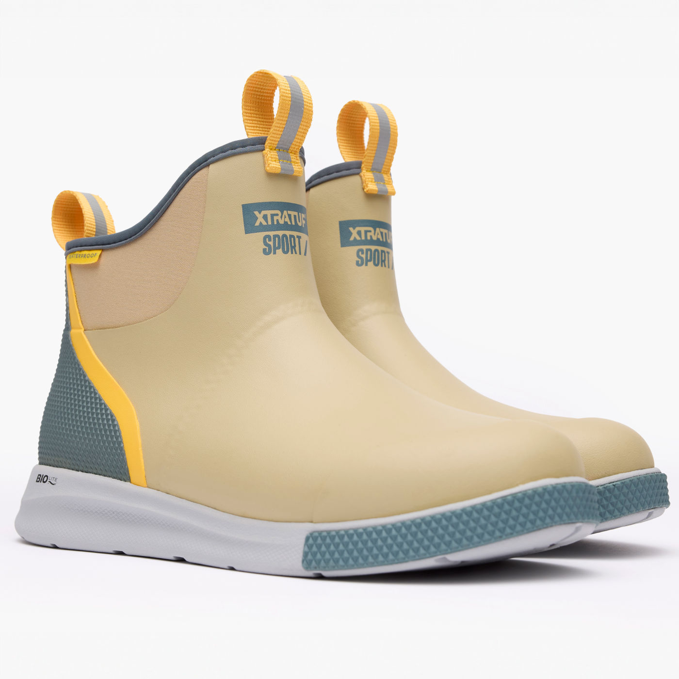Men's 6 in Ankle Deck Boot Sport - Tan Multi