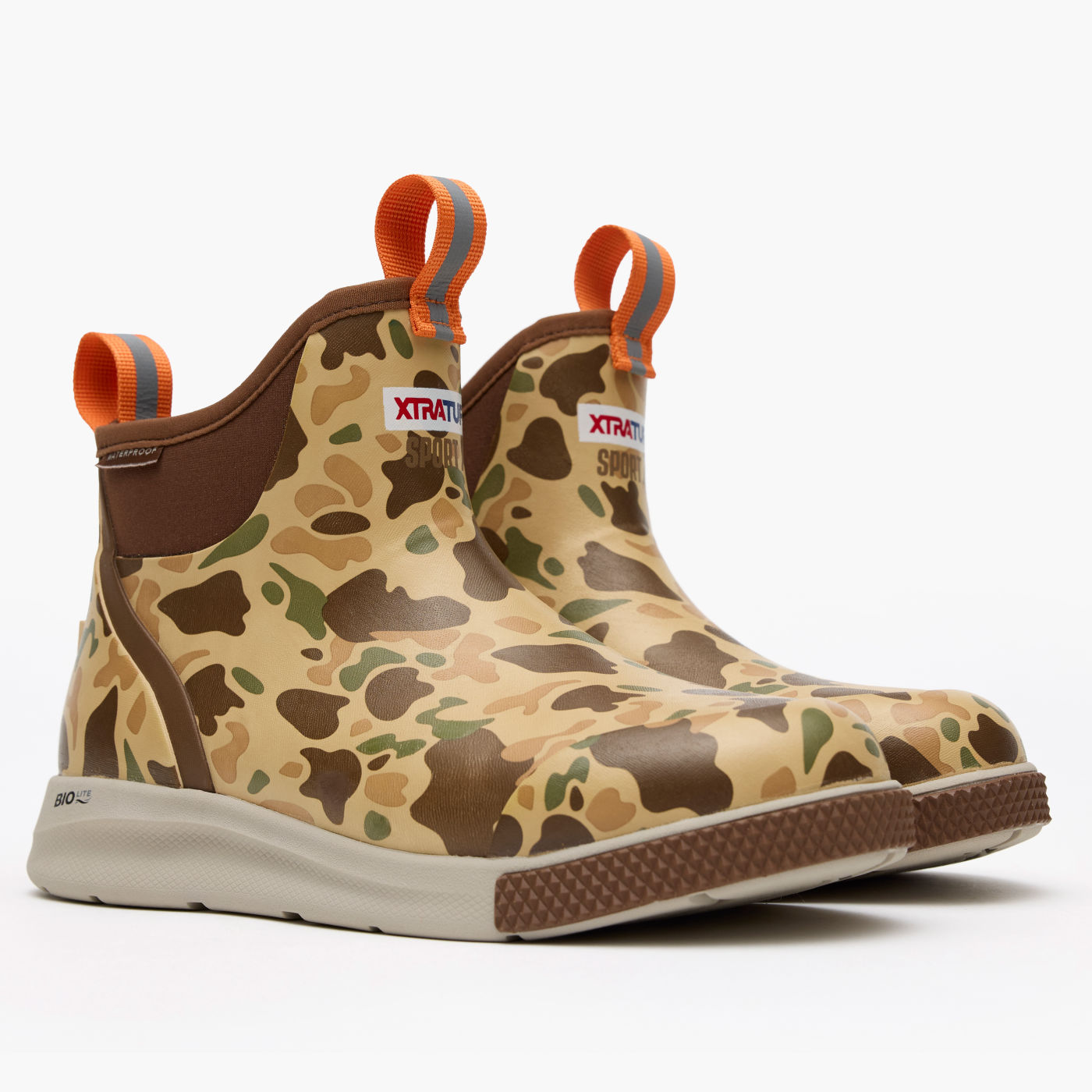 Men's 6 in Ankle Deck Boot Sport - Duck Camo