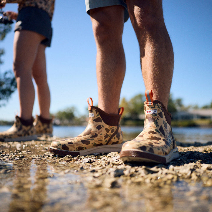 Men's 6 in Ankle Deck Boot Sport - Duck Camo