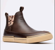 Men's ADB Leather Chelsea- Dark Brown/Duck Camo