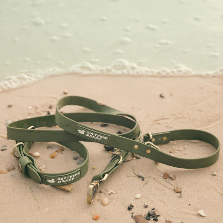 Mason Waterproof Dog Leash - Dark Green
