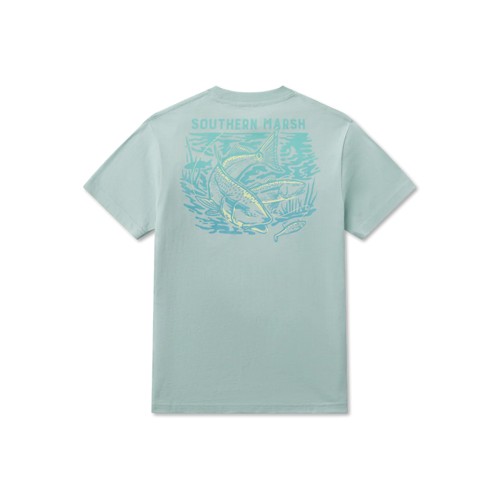 Youth Tail Time Tee - Seafoam