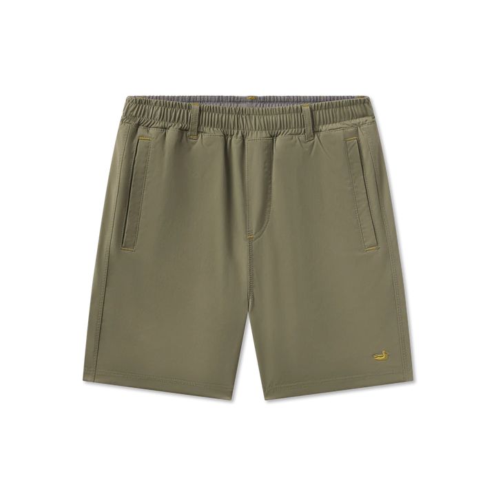 Youth Billfish Lined Performance Shorts - Olive