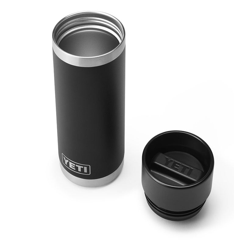 Rambler 18 oz Bottle with Hotshot Cap - Black