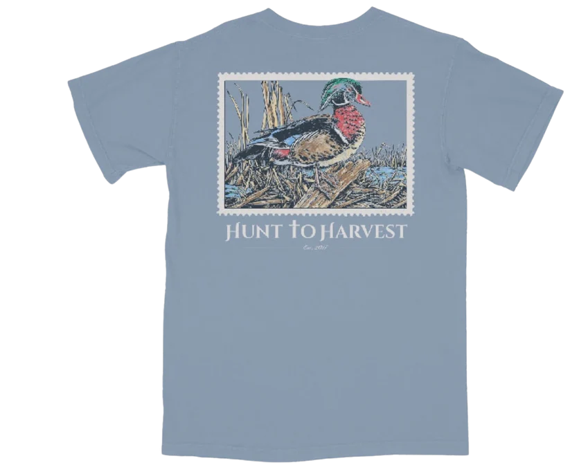 Wood Duck Stamp - Blue Jean