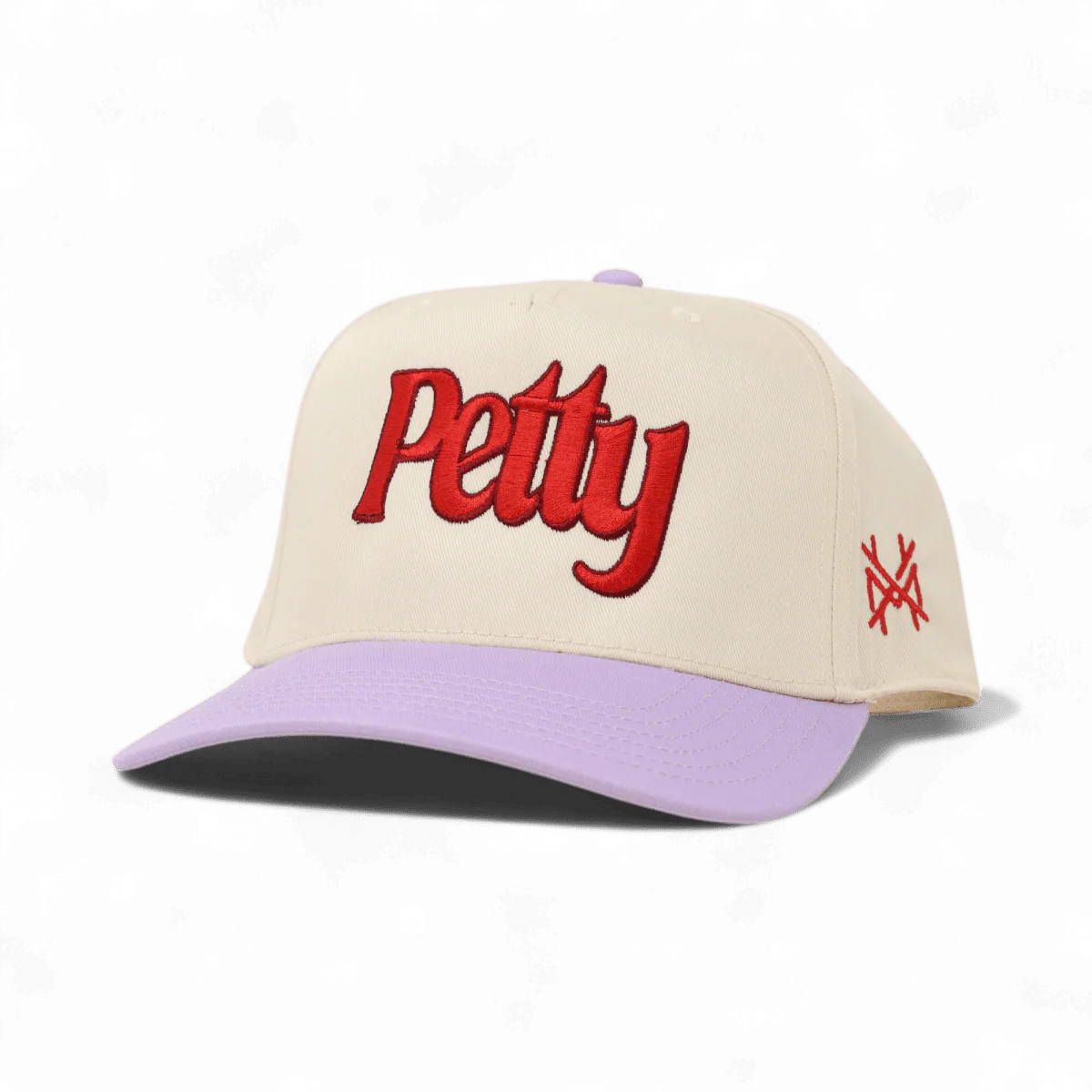 Petty Snapback Hat - Retro Lavender & Natural