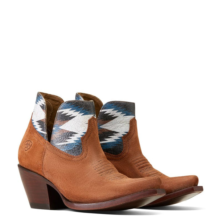 Hazel Chimayo Terracotta Rough Out Booties