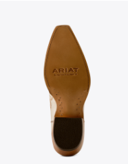 Hazen Western Boot- Ivory Pearl